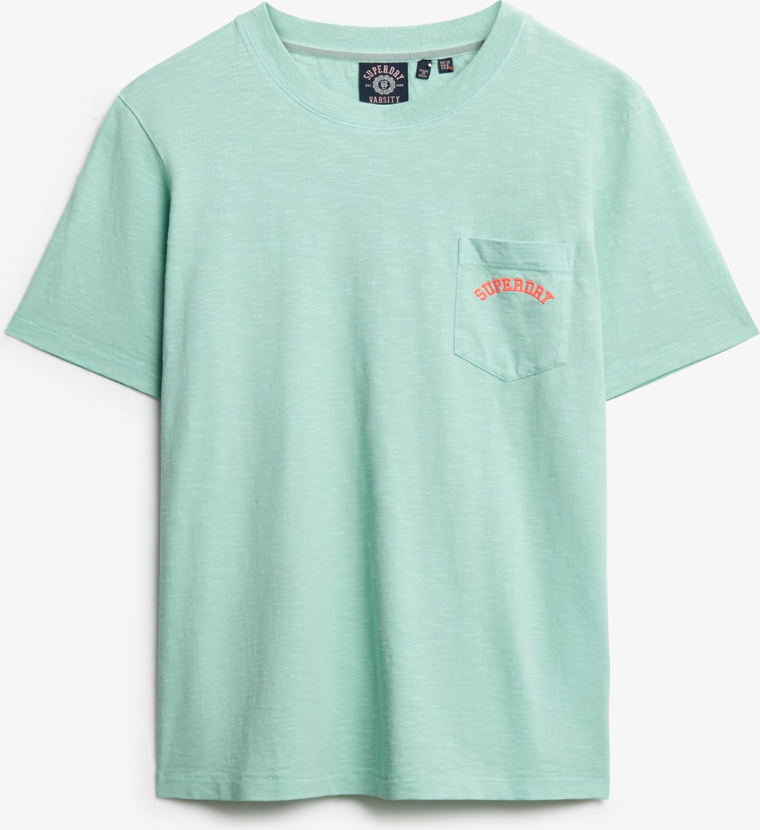 Superdry ESSENTIAL LOGO GD POCKET TEE Dames T-shirt Groen