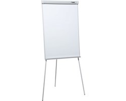 DAHLE 96005 Whiteboard en Flip Over | Magnetisch | Hoogte Verstelbaar | Universele Blokhouder Din A1| Uitklapbare Fotohouder | 98 x 66 cm