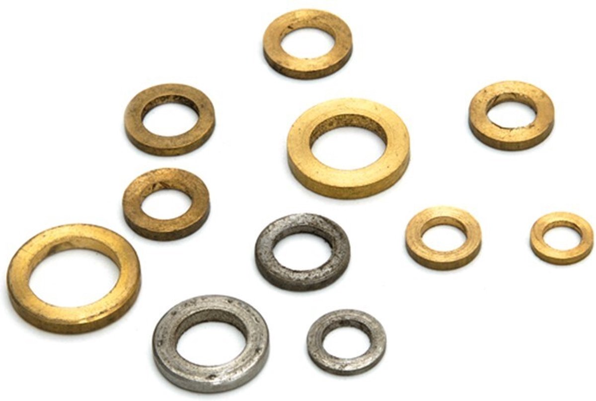 Paumellering 10x16mm Messing