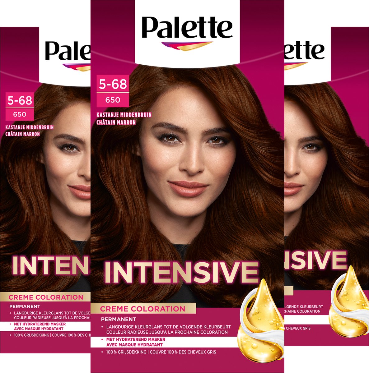 Poly Palette650 Kastanje Middenbruin 3x