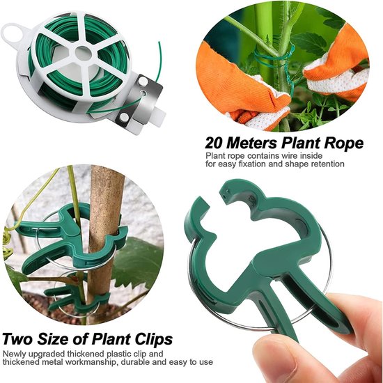 Tenax Flora Klimplantennet – 2 X 10 M – Groen – Polypropyleen – UV-gestabiliseerd – Maaswijdte 150 X 170 Mm – Voor Tomaten, Bonen, Komkommers En Alle Klimplanten