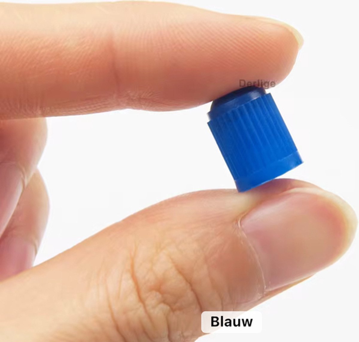 Auto ventieldopjes -set van 4 stuks blauw