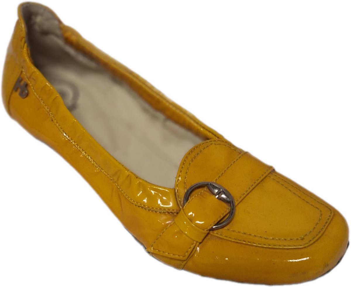 HORNET by BOTTICELLI LUXE BALLERINA LEER- YELLOW