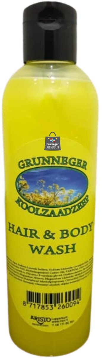 Groninger koolzaadzeep shampoo 4 flacons