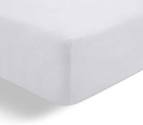 Dream Splittopper Split Topper Molton Protège Matelas - Imperméable - 180x210 cm + 12 cm - Wit - 100% Katoen Éponge Naturel - Haute Qualité -