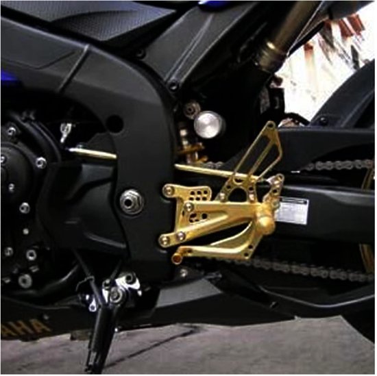 PROCNC Black Aluminum Rear Foot Pegs For YAMAHA YZF R1 2007-2008 (CNC Machined)
