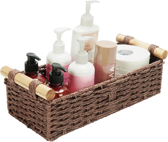 Houten Baby Shower Krattenkast Baby Shower Mand Gladde Rand Burr Gratis Grote Capaciteit Eenvoudige Montage Opbergmand