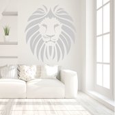 Muursticker Lion - Or - 60 x 66 cm - Salon chambre bébé et chambre d'enfant - Muursticker4Sale