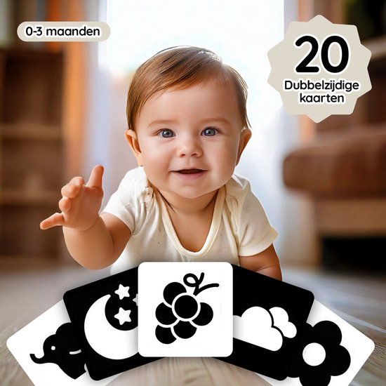Contrast kaarten - baby activiteiten