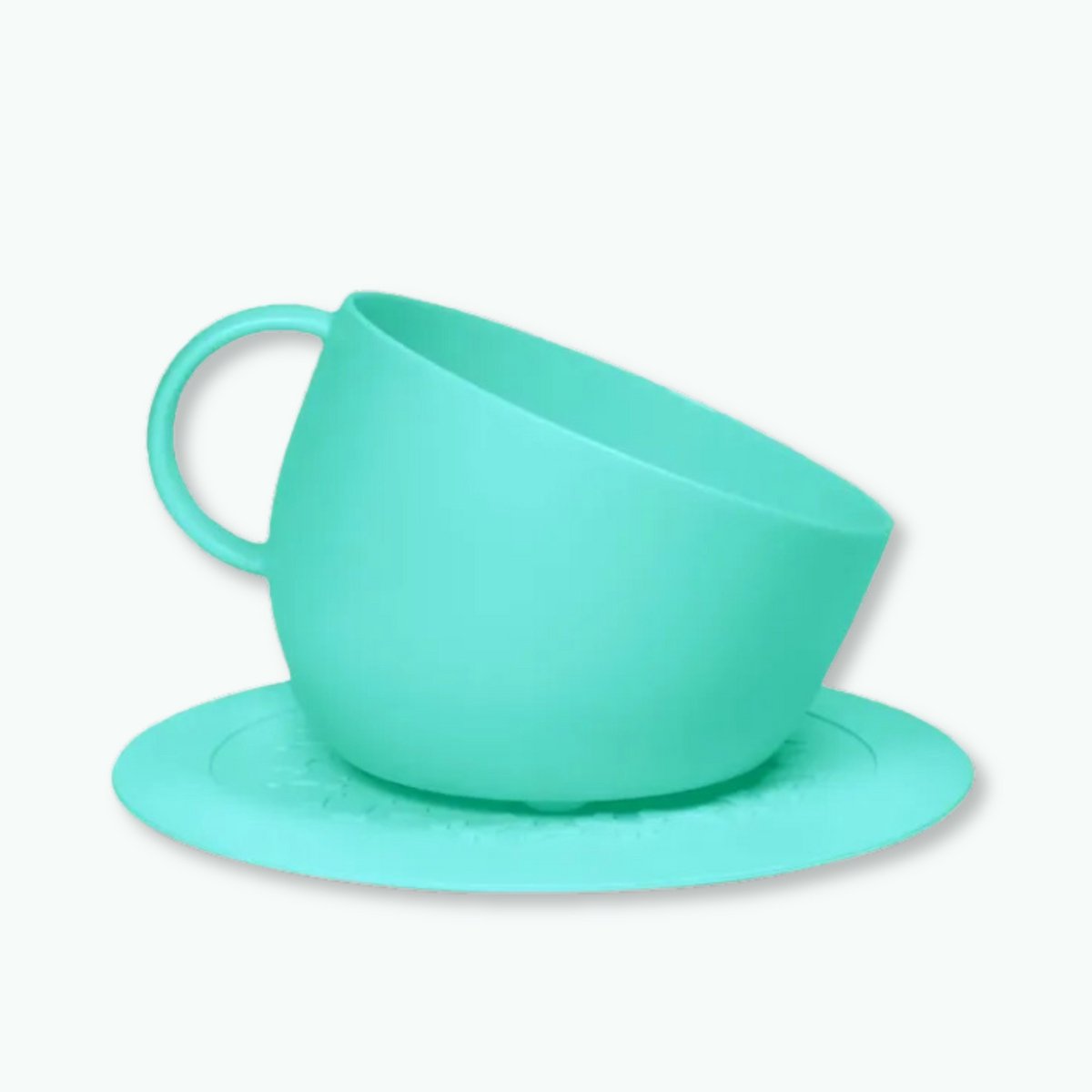 Voer- / Waterbak Turquoise Met Antislipmat