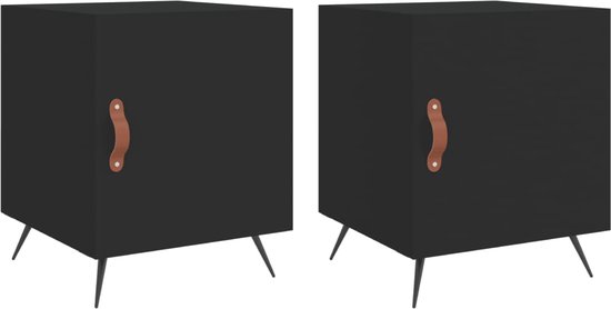 Nancy's Industriële Nachtkastje - Rustiek Bruin - Bijzettafel