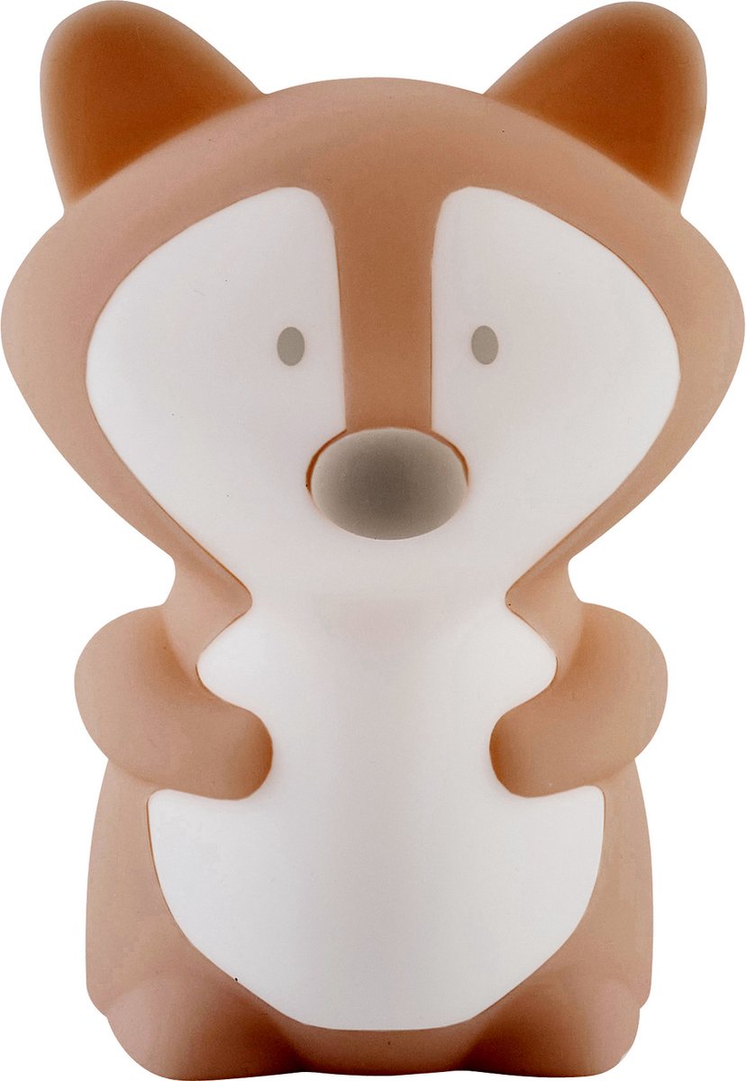 Nattou Nachtlamp voor baby's - Vos - 14 cm - Bruin