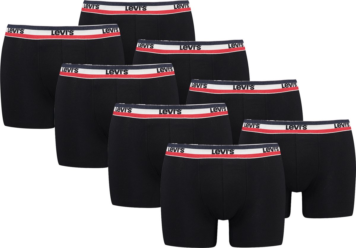 BOXERS 8-pack Levi's Sportswear Logo herenboxershorts, ondergoed gemaakt van biologisch katoen