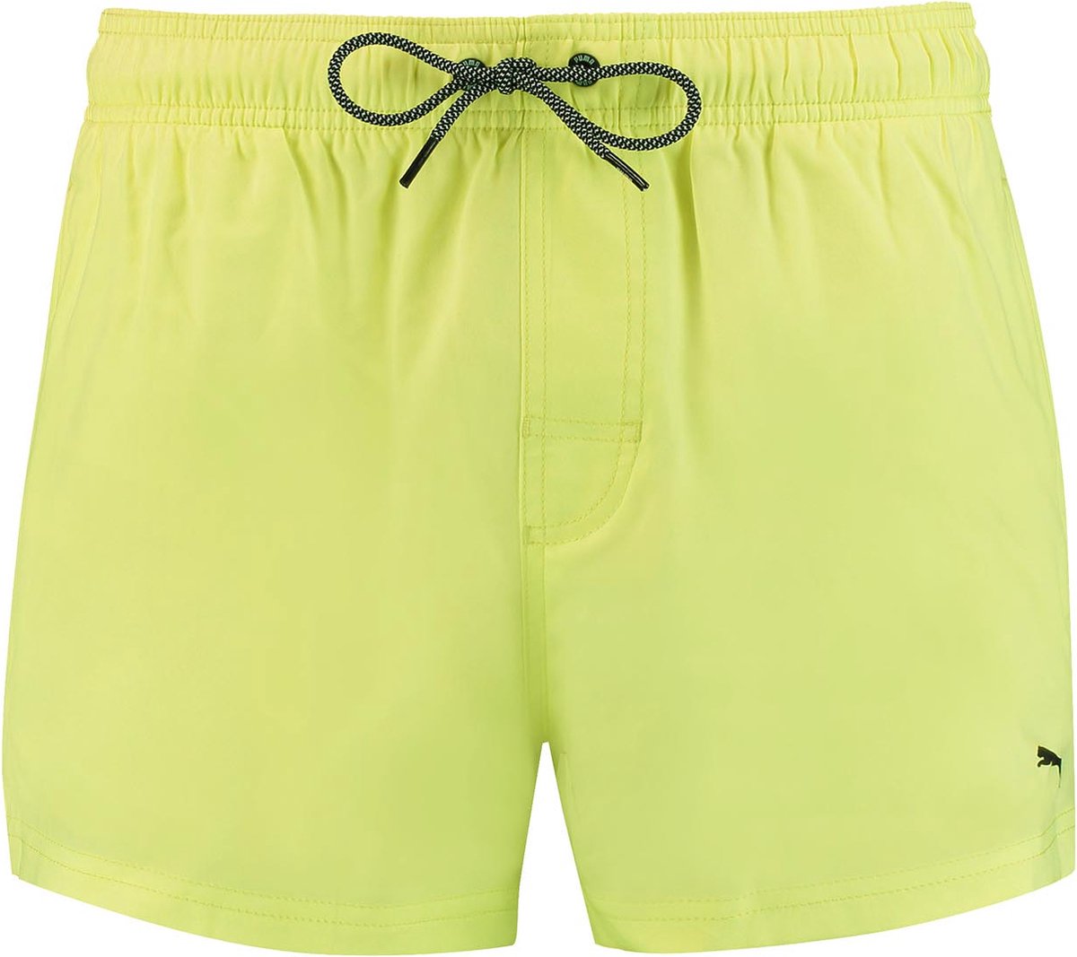 PUMA zwembroek voor heren zwemshort met logo korte zwemshort Geel