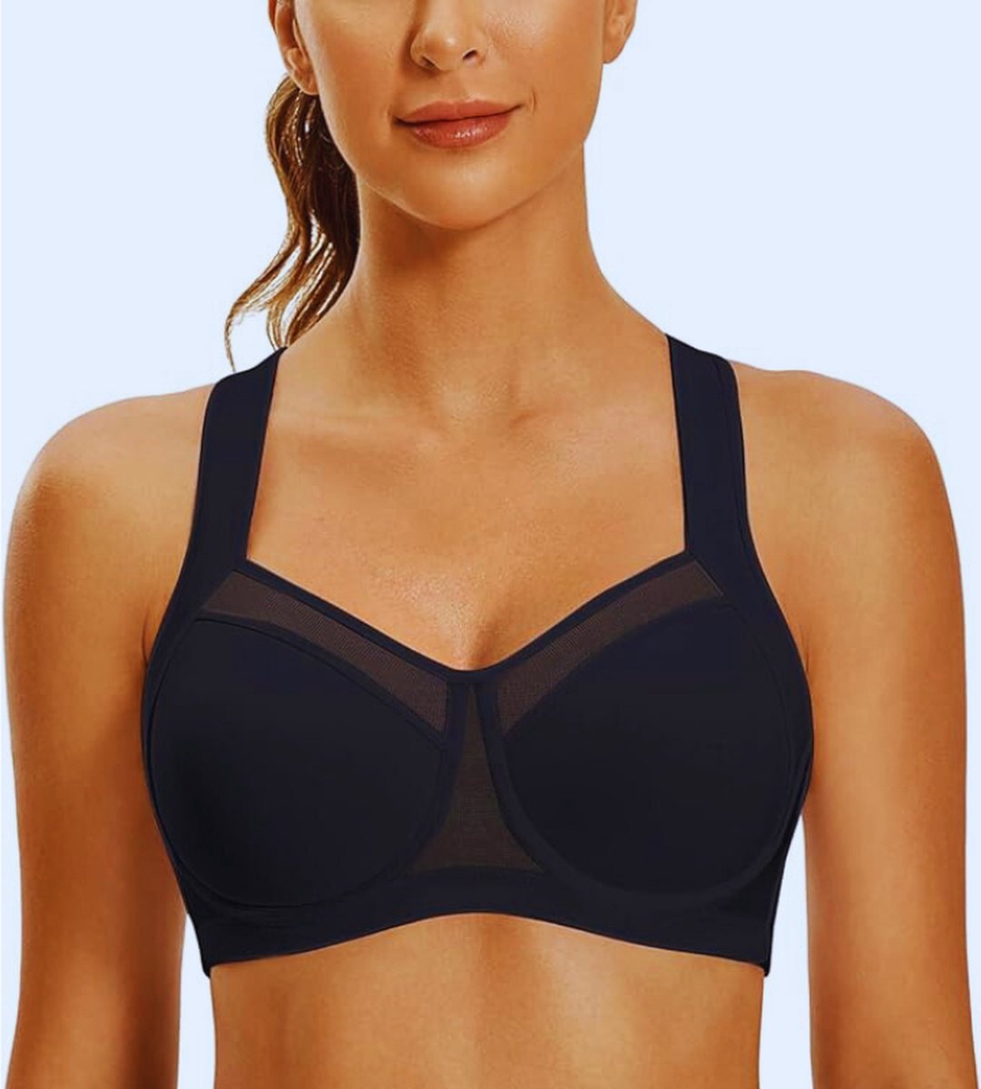 Sportbeha’s Met Hoge Impact: Verstelbare Racerback Bh's Met Beugels Voor Dames – Perfect Voor Training & Fitness
