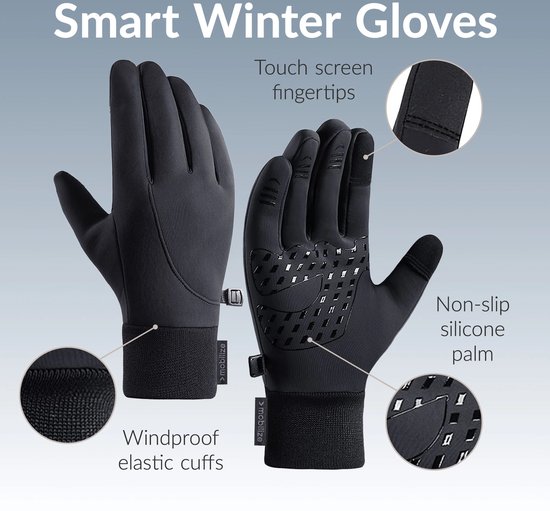 Gants, hiver, écran tactile, chauds, Comfortable, Water, adhérence Extra