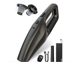 Kruimeldief Snoerloos Best Verkocht - Handstofzuiger Draadloos - Compacte En Krachtige Handstofzuiger - 12000PA Sterke Zuigkracht - USB Oplaadbaar - Lichtgewicht - Inclusief Opzetstukken En Wasbare filters