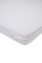 Meyco Baby Uni campingbed matrashoes - white - 60x120cm