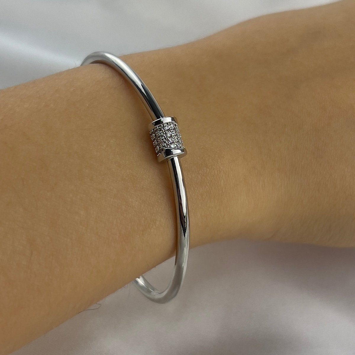 Bangle Bracelet Silver