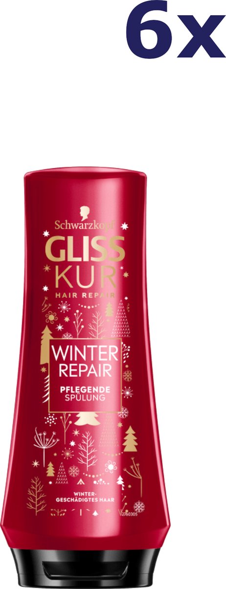 Schwarzkopf Gliss Kur Winter Repair Conditioner - 6 x 200 ml