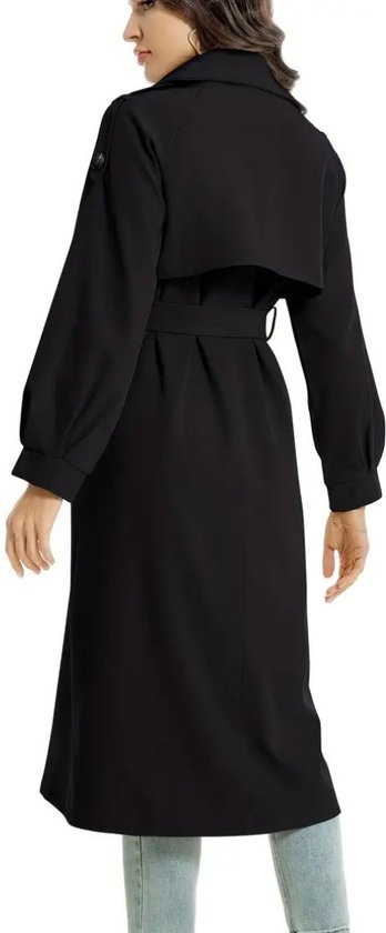 Bovista Manteaux Femme - Mi-manteau - Manteau - Manteau - Trench-coat - Pardessus - Pardessus - Hiver - Zwart - XXL