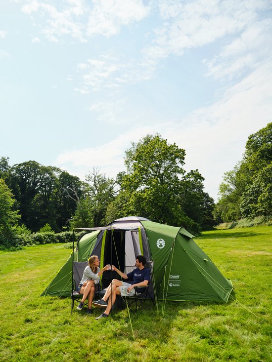 Coleman Spruce Falls 4 Blackout familietent - 4 persoons tent - verduisterend - waterdicht - groen van Coleman — afbeelding 4