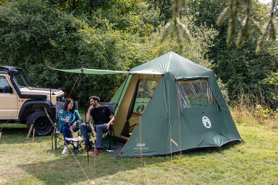 Coleman FastPitch Forest Lodge 4 kampeertent - 4 persoons tent - snel opzetten in minuten - lichtgewicht - groen van Coleman — afbeelding 5