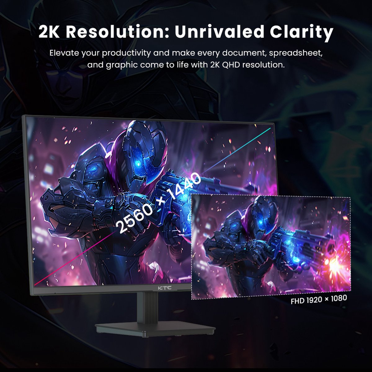 KTC H27T27 - 27" QHD Gaming Monitor thumbnail 8