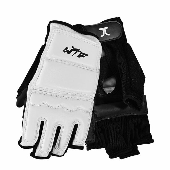 Protège-mains de taekwondo JC-Club | WT | Blanc | taille S
