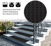 trapmat en caoutchouc Karat - Santiago - Antidérapant pour marches d'escalier - 25 x 65 cm