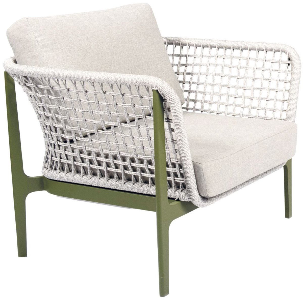 Tierra Outdoor Loungestoel Montreal - Aluminium en Olefin Rope