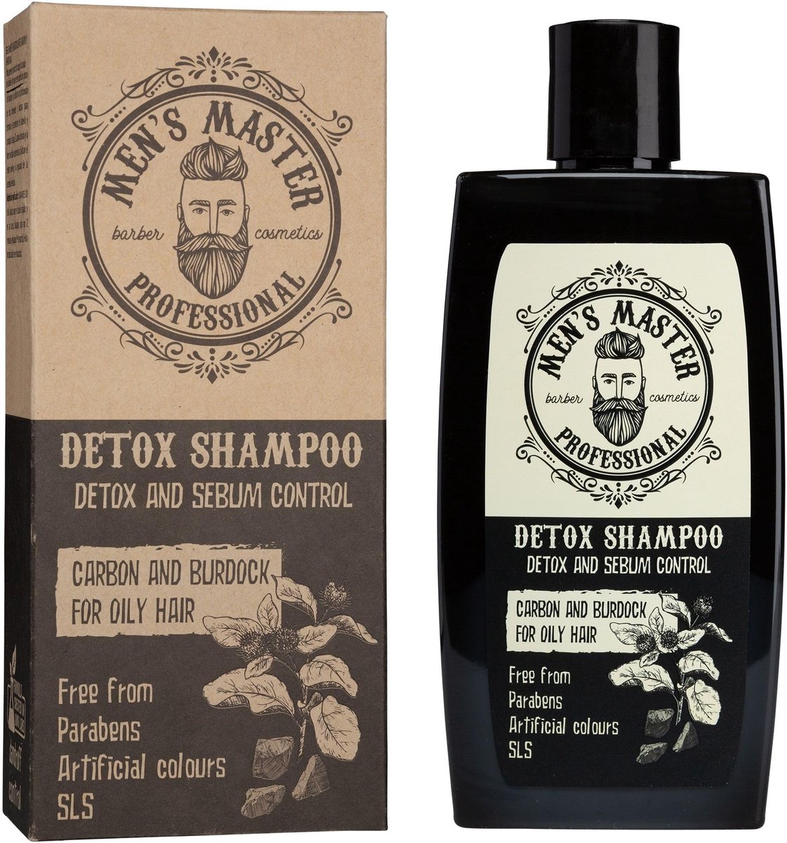 Bol.com Men's Master Detox Anti Roos Shampoo – Vermindert Roos, Jeuk en Haaruitval – Reguleert Talg – 260ml aanbieding
