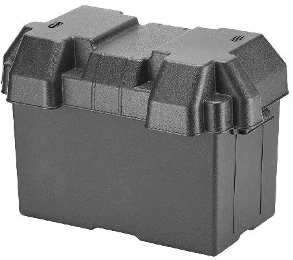 Accubak - Accudoos - Afmeting: 265x175x210mm - Zwart