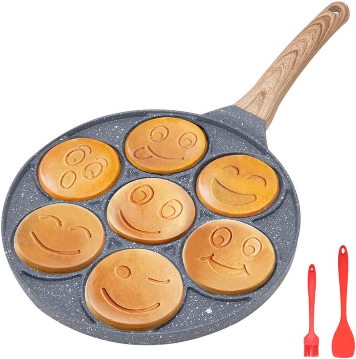 ApexArte® Pancake Maker - Pannenkoekenpan - Grijs