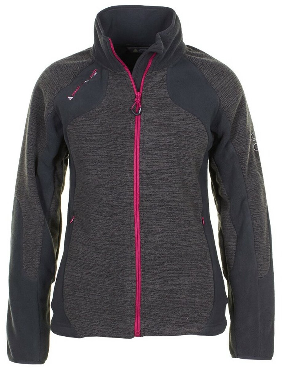 Dames fleecejack Peak Mountain Acut Grijs