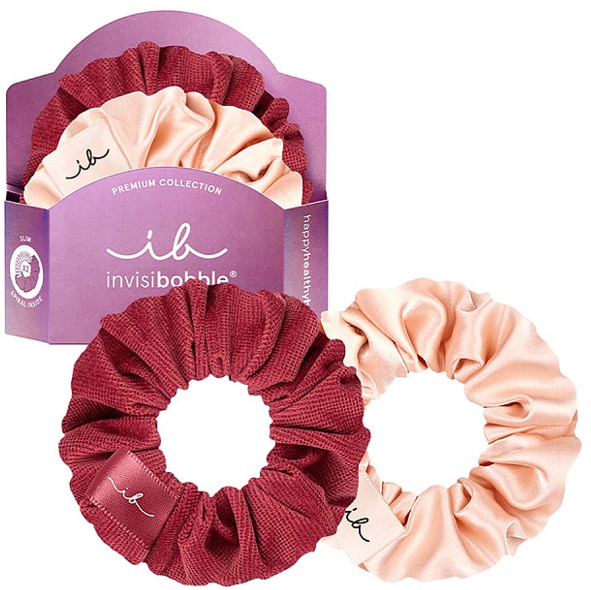 IB SPRUNCHIE SLIM PREMIUM You Make me Blush 2pc
