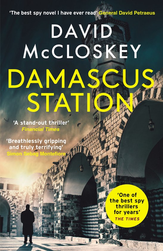 David McCloskey spy thriller- Damascus Station - cover