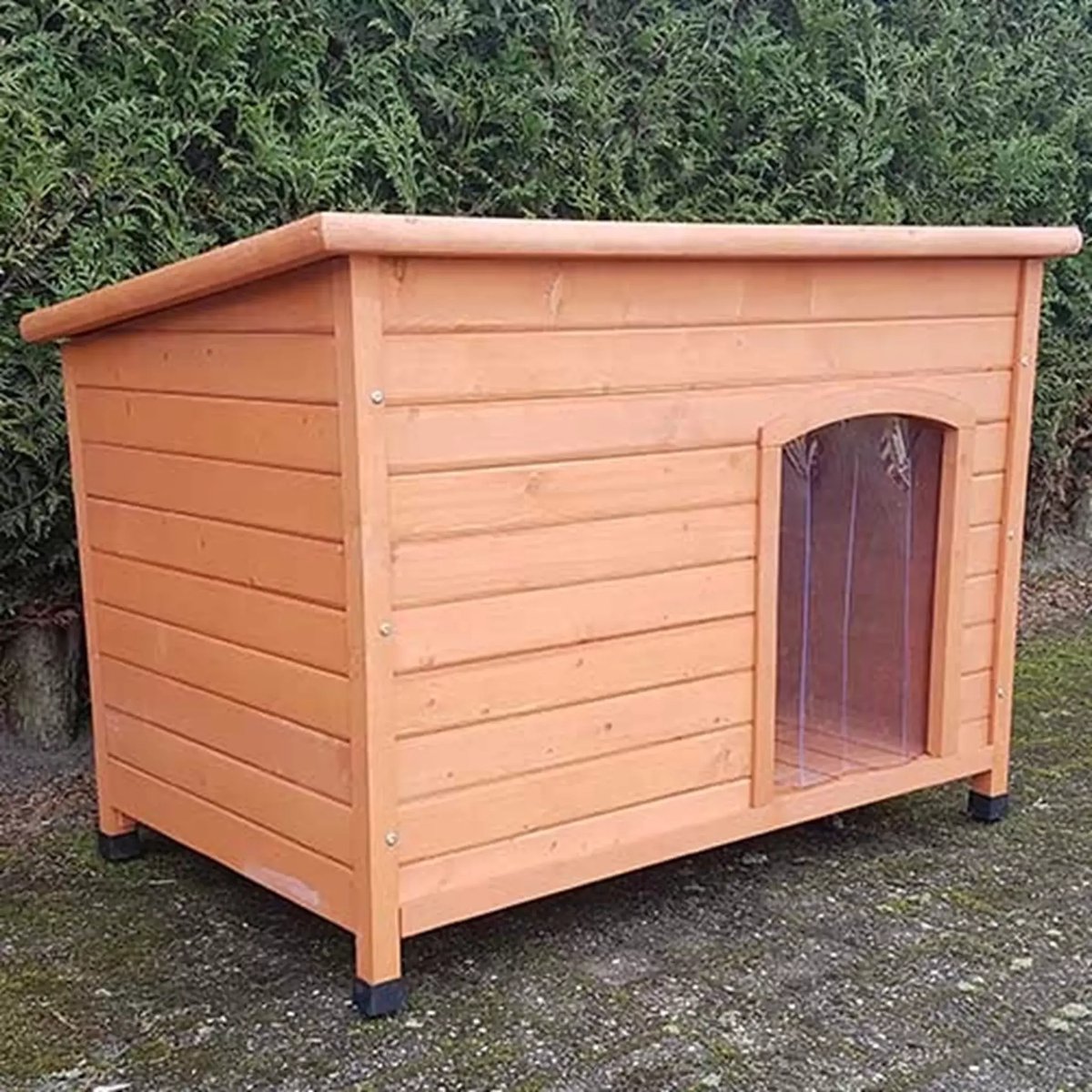 Hondenhok Bungalow L - Houten - 116 x 76 x 82 cm - Geschikt voor middelgrote en grote honden