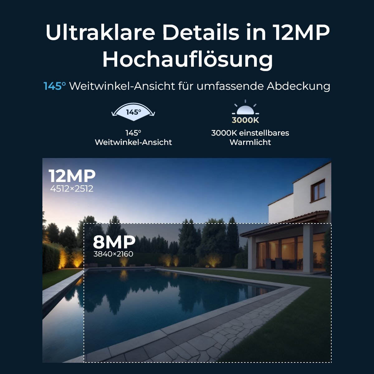 Reolink RLC-1240A Beveiligingscamera 12MP met Kleuren - afbeelding 2