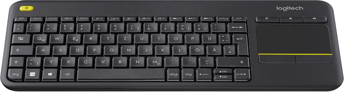 Logitech K350 Plus - Draadloos Toetsenbord - RF - QWERTZ - Duits - Zwart