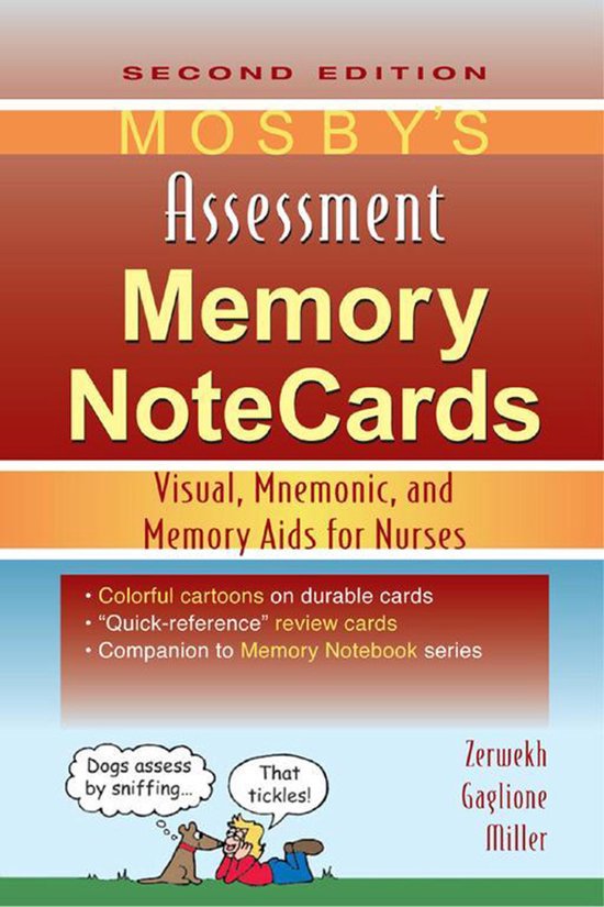Mosby's Assessment Memory NoteCards - cover