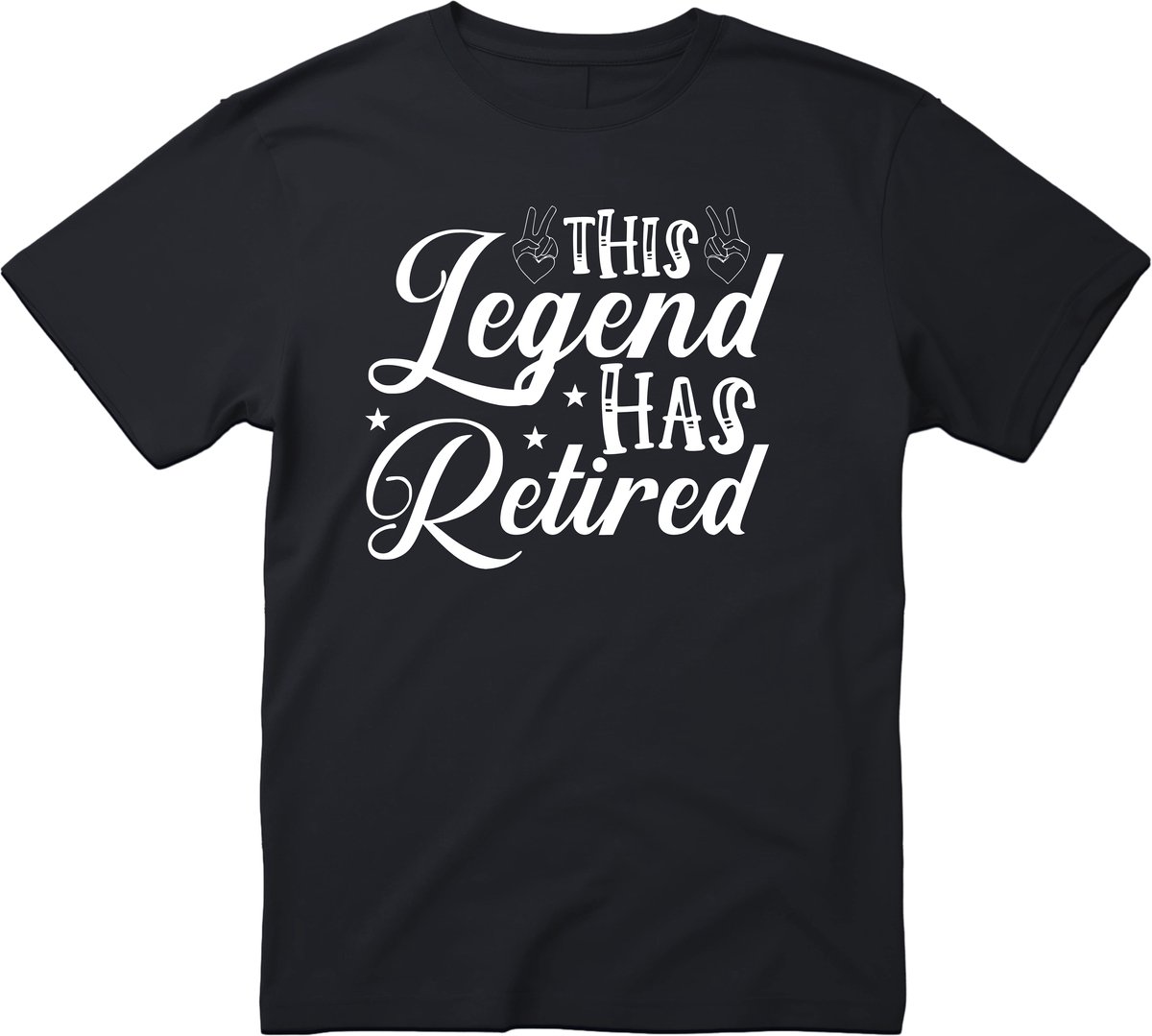 This Legend Has Retired T-shirt - Maat S - Grappige T-shirt’s - Pensioen T-shirt - pensioen cadeau - Beste Collega - pensioen - Heren T-shirt - Dames T-shirt - Unisex
