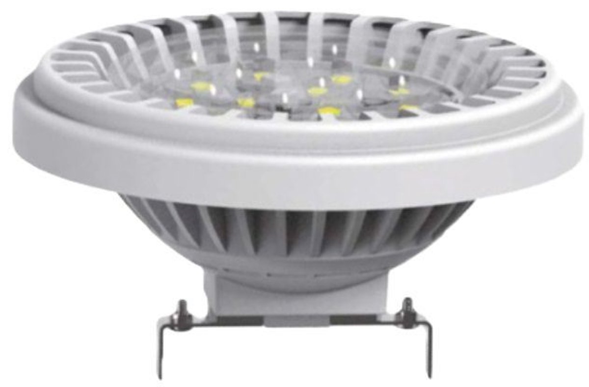 Daylight Italia LED AR111 12V 12W G53 30° 3000K GRIJS
