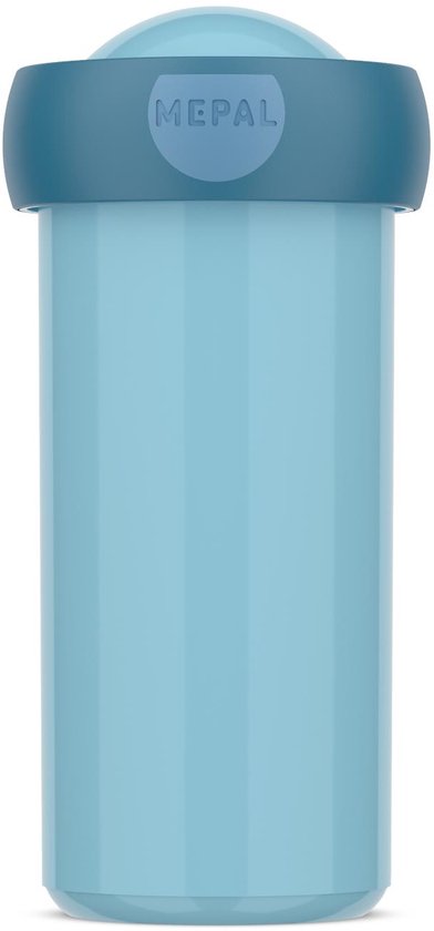 Foto: Mepal schoolbeker campus 300 ml sluit goed af drinkbeker voor kinderen cool blue