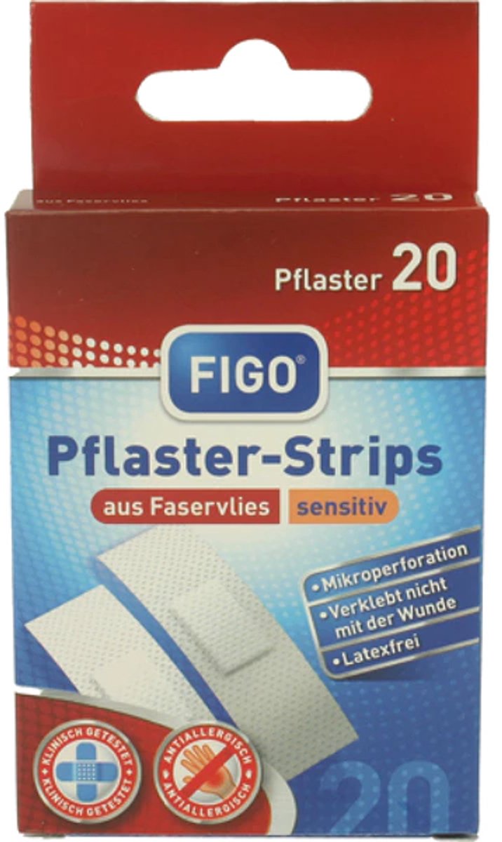 Goedkoopste Figo waterafstotende pleister - 20 stuks Sensitive