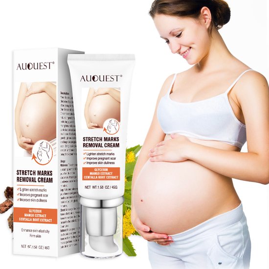 AuQuest Zwangerschap Crème Anti Striemen Crème