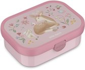 Boîte à lunch Mepal Campus Little Dutch - 750 ml - Boîte à lunch compartimentée pour enfants - Convient pour 4 sandwichs - Fairy Garden