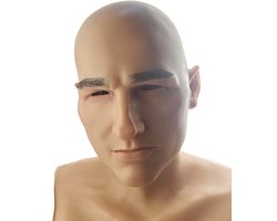 BamBella® - Masker - Realistische man - SIliconen Mask Anoniem heren bijna echt