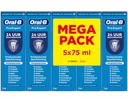 Oral-B Pro-Expert Professional Protection Reinigingskristallen Tandpasta - 5x75ml