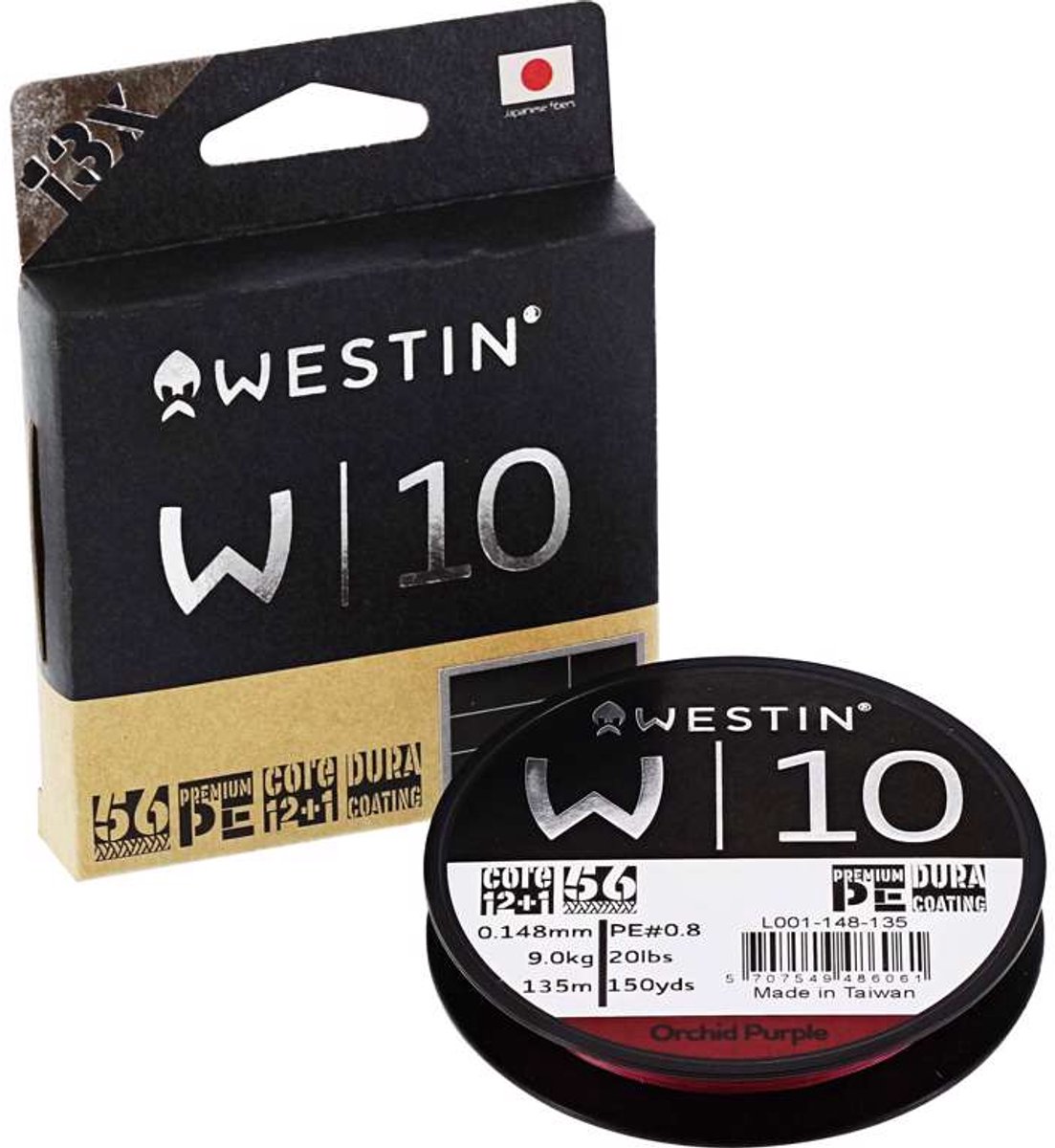 Westin Fishing W10 13 Braid Orchid Purple (0.235mm 135m 18.9kg)
